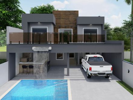 Sobrado com 4 quartos, 228 m², à venda por R$ 2.300.000- Rua A, 109 - Balneário Praia Grande - Matinhos/PR